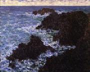 Claude Monet The Rocks of Belle -Ile France oil painting reproduction